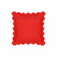 Scalloped Edge 24" Square Throw Pillow Cover - Pink / Pillow Cover Only - Image 4