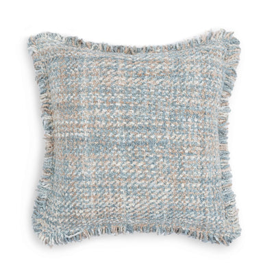 Frazzle 22.5" Textured Square Throw Pillow Cover - Image 1