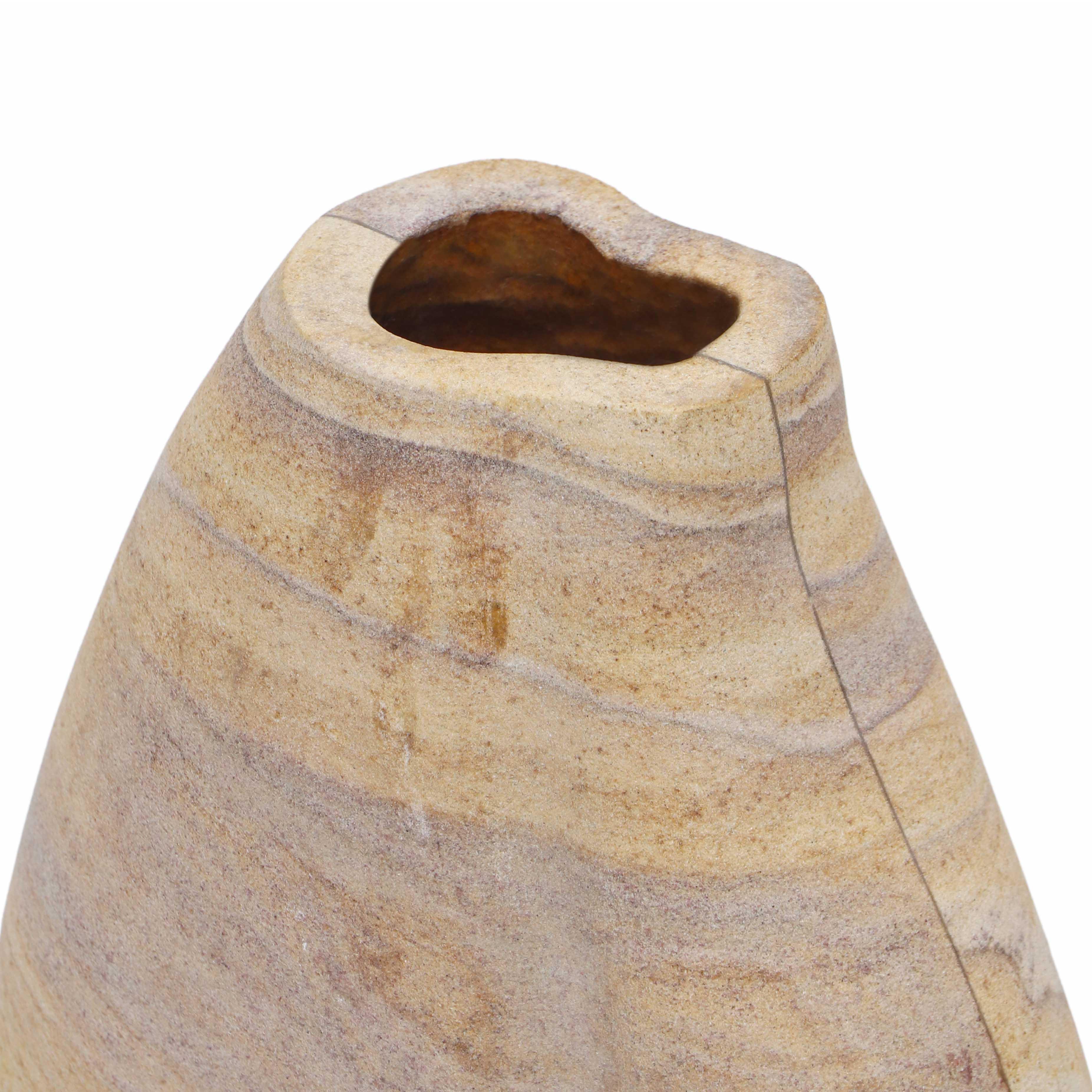 Sandstone vase organic hotsell shape