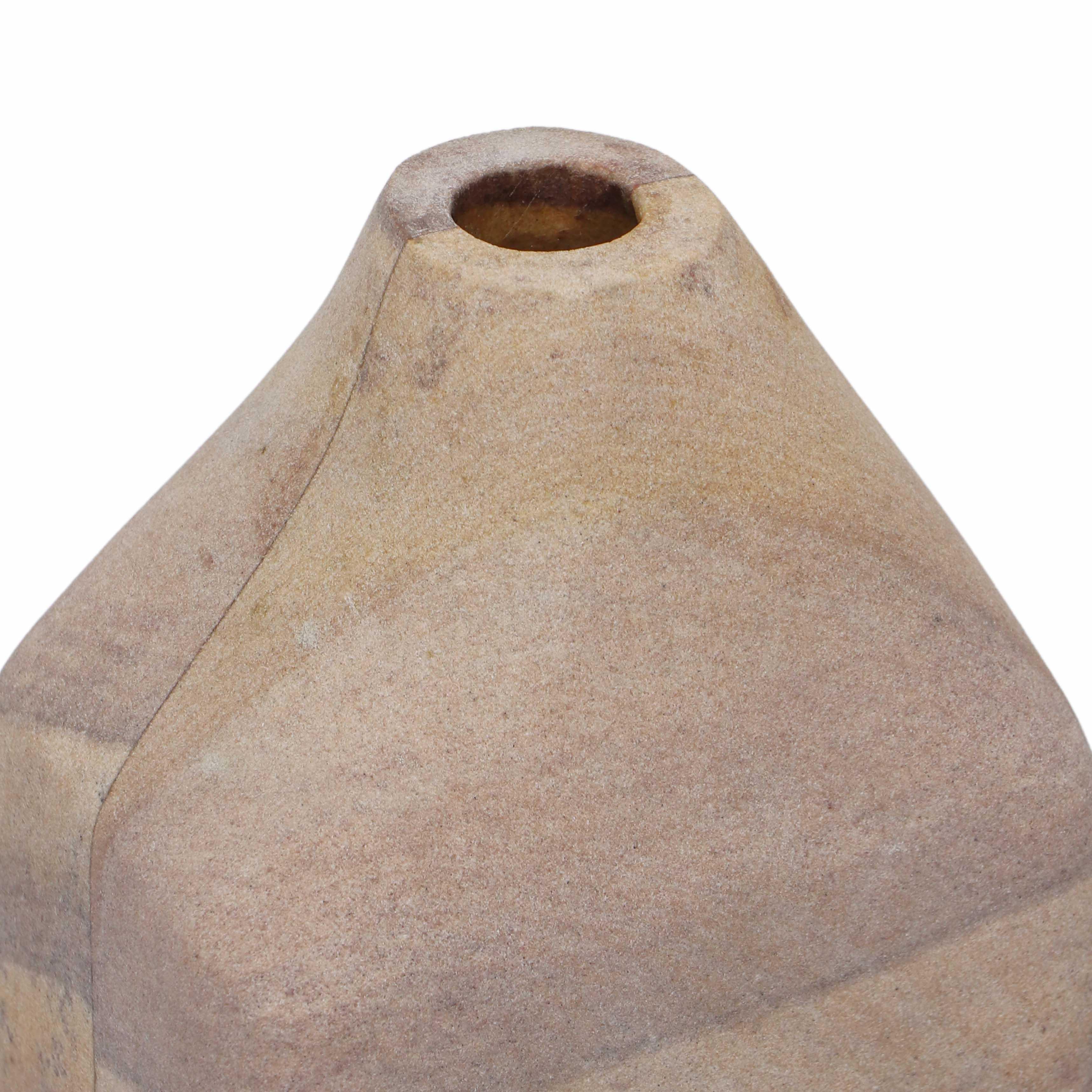 六角形 陶器製 茶托 ベージュ sahou_touchataku-s_bro_os1100.