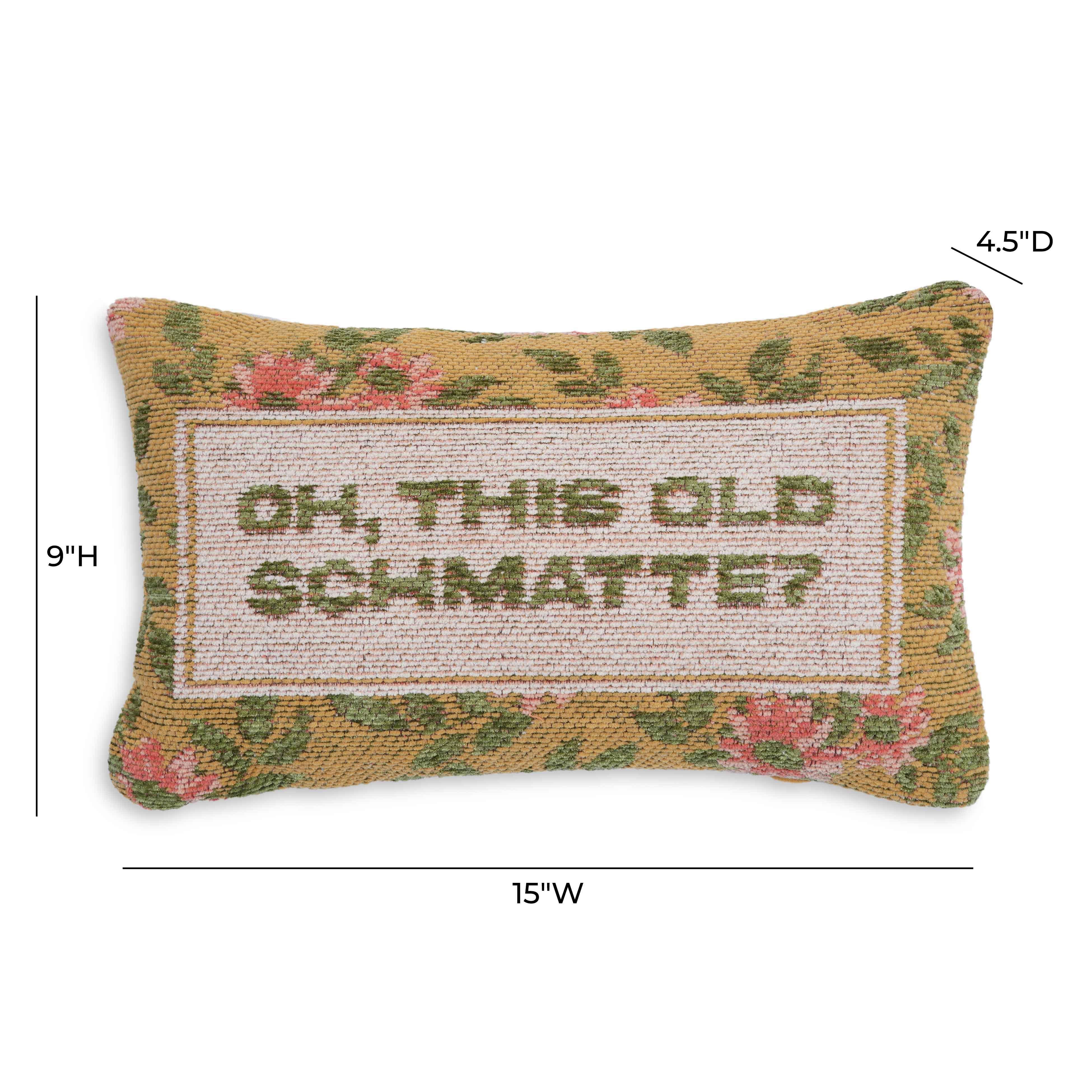 Oh, This Old Schmatte Jacquard Cotton Pillow – TOV Furniture