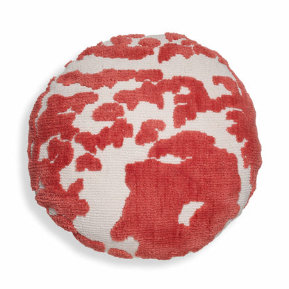 Coast 20" Tufted Round Throw Pillow - Pink - Image 1