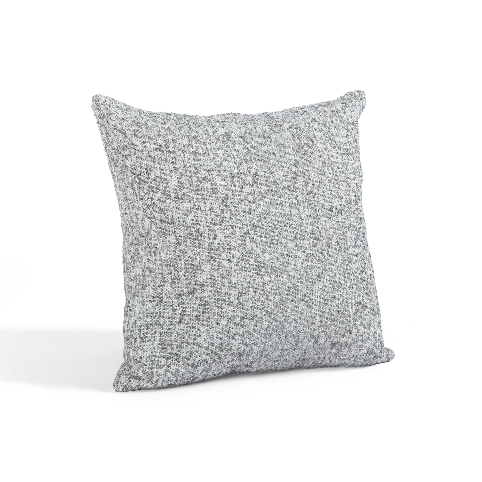 Poh 16" Boucle Square Throw Pillow - Washed Grey / With Insert - Image 2