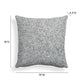 Poh 16" Boucle Square Throw Pillow - Washed Grey / With Insert - Image 5