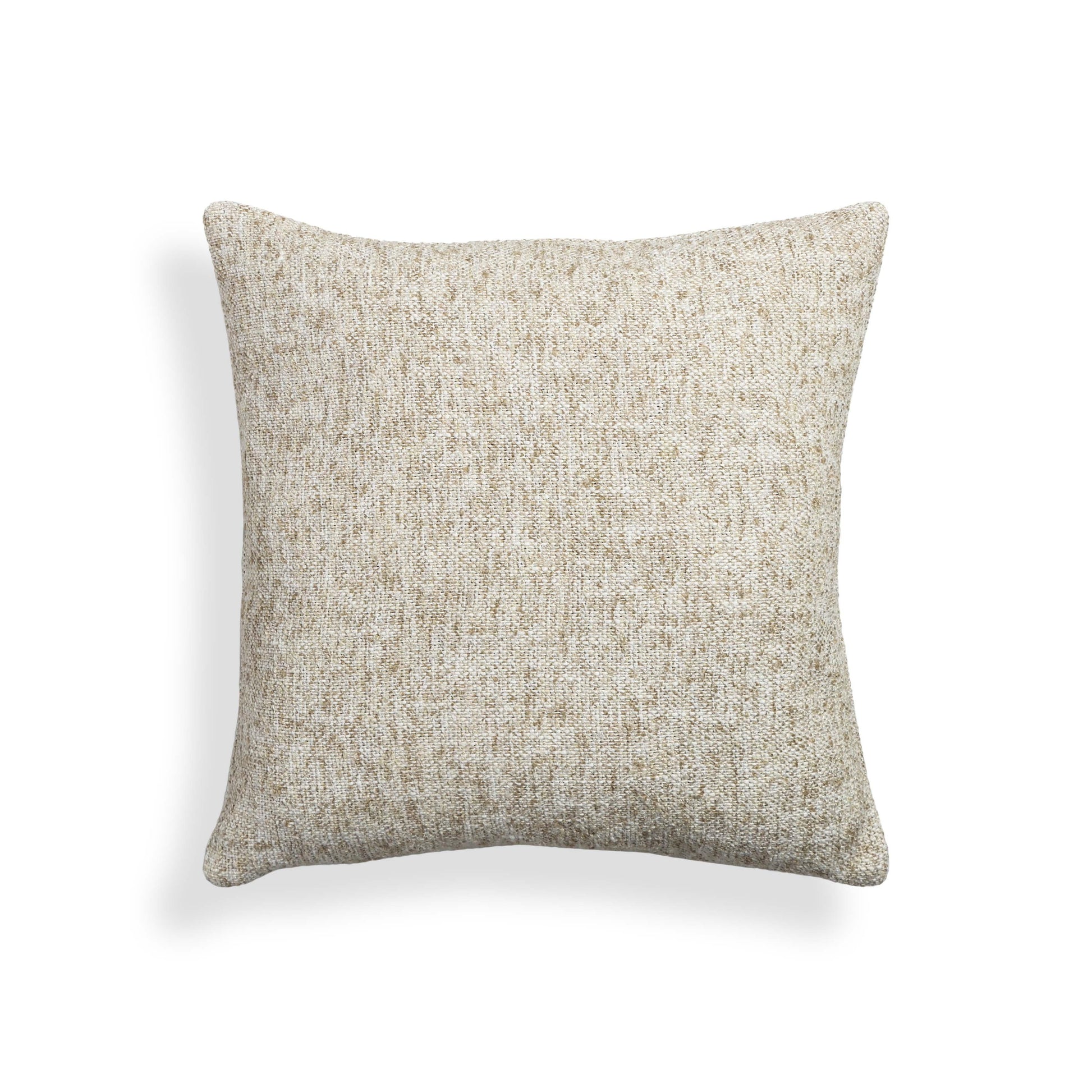 Poh 16" Boucle Square Throw Pillow - Washed Beige / Pillow Cover Only - Image 1