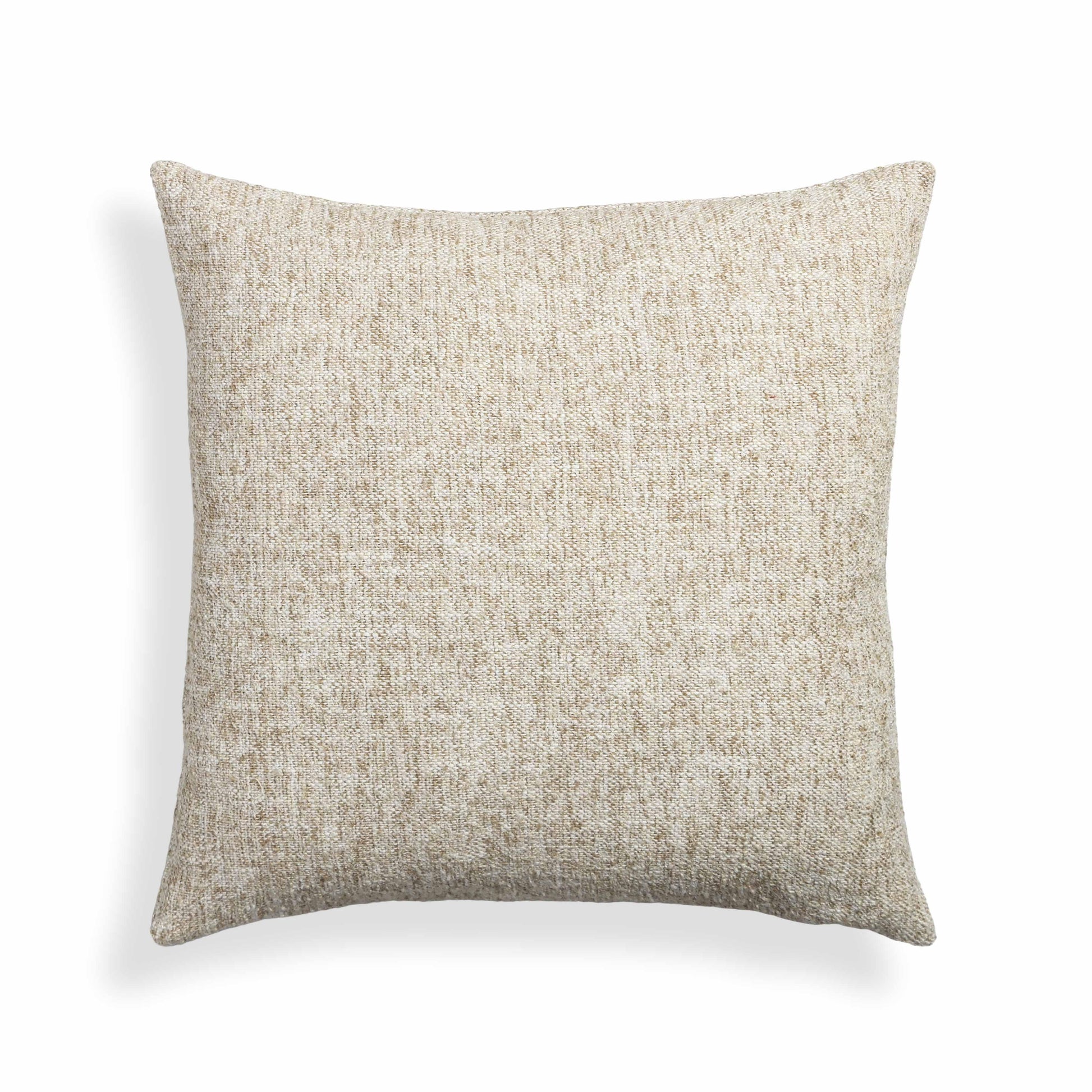 Poh 20" Boucle Square Throw Pillow - Washed Beige / Pillow Cover Only - Image 1