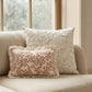 Tabitha 20" Square Embroidered Throw Pillow - With Insert - Image 2