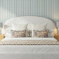 Tabitha 24" Euro Size Square Embroidered Throw Pillow - Image 2