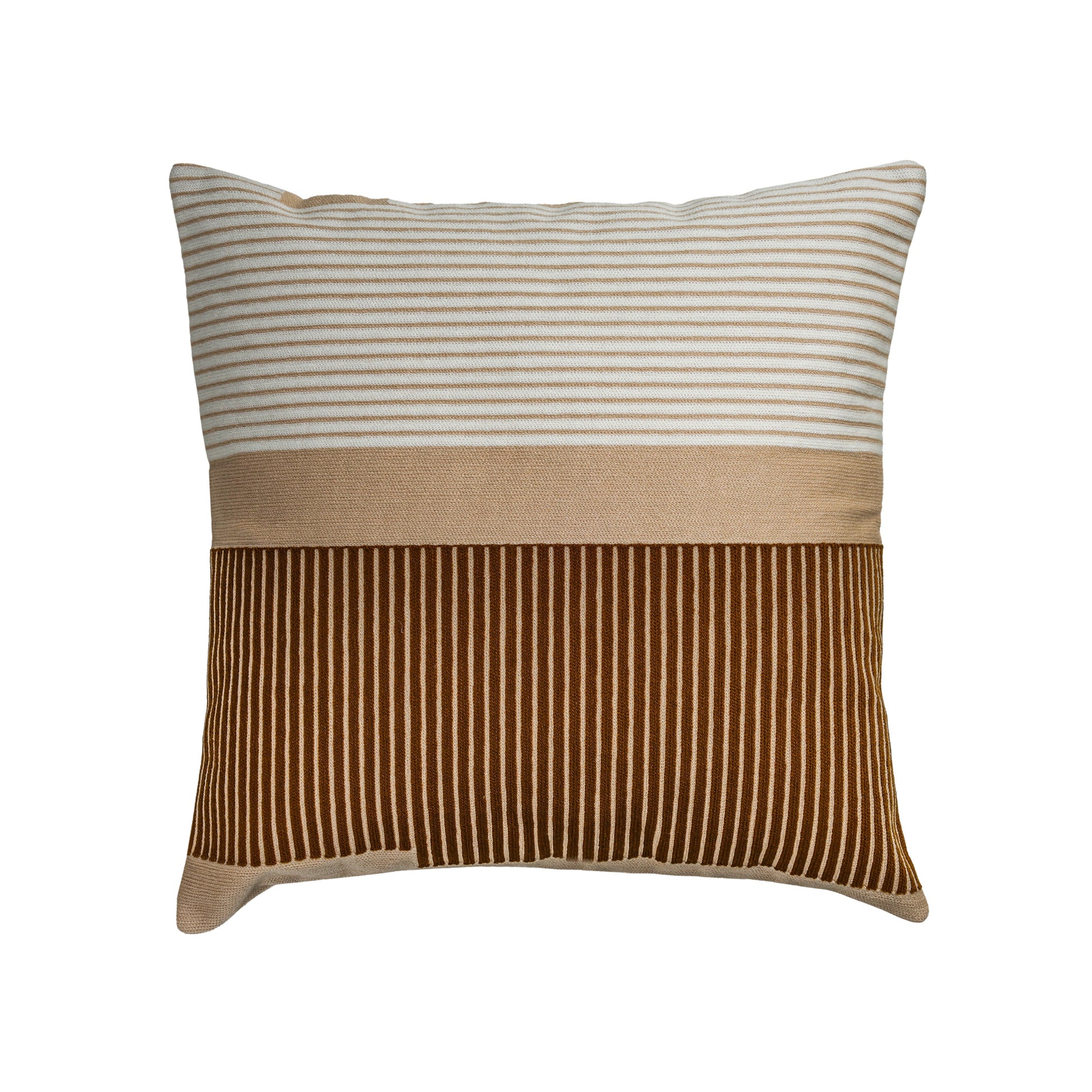 Deco 20 inch Square Throw Pillow - Desert / With Insert - Image 1