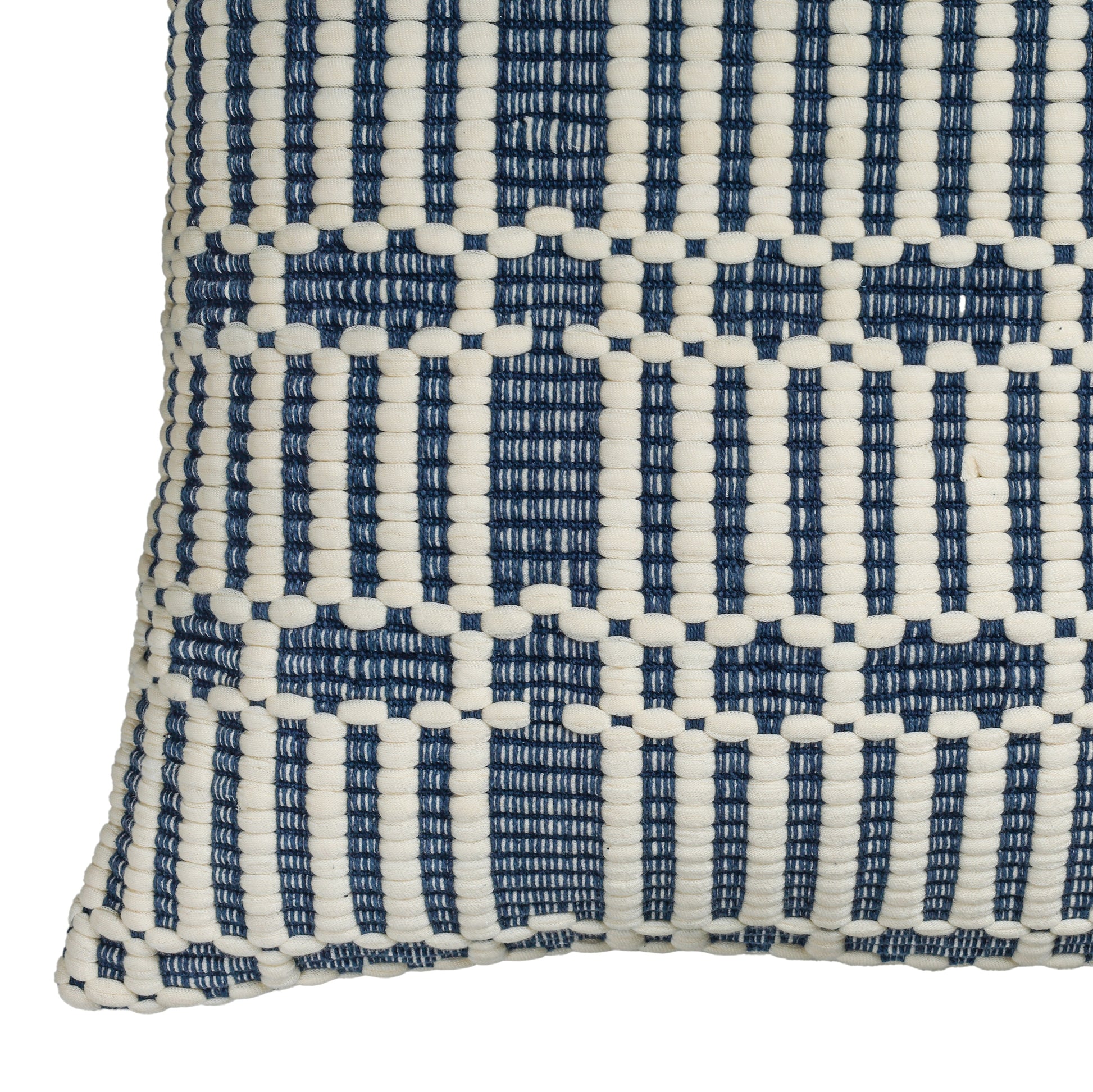 Maresh 20" Square Woven Throw Pillow - Ocean / With Insert - Image 3