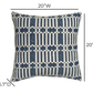 Maresh 20" Square Woven Throw Pillow - Ocean / With Insert - Image 5
