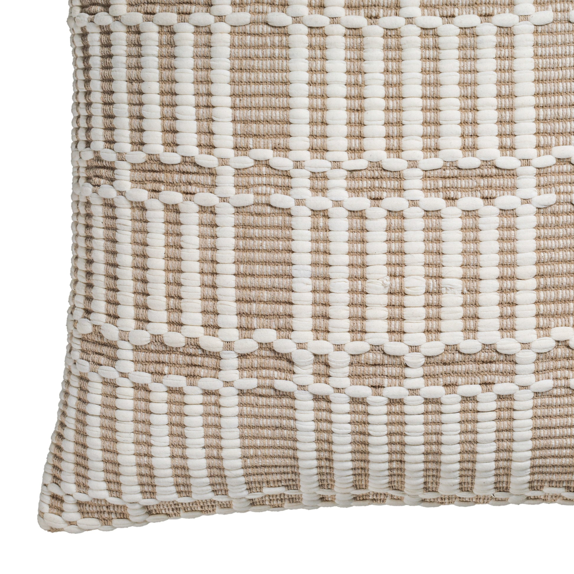 Maresh 20" Square Woven Throw Pillow - Cloud / With Insert - Image 3