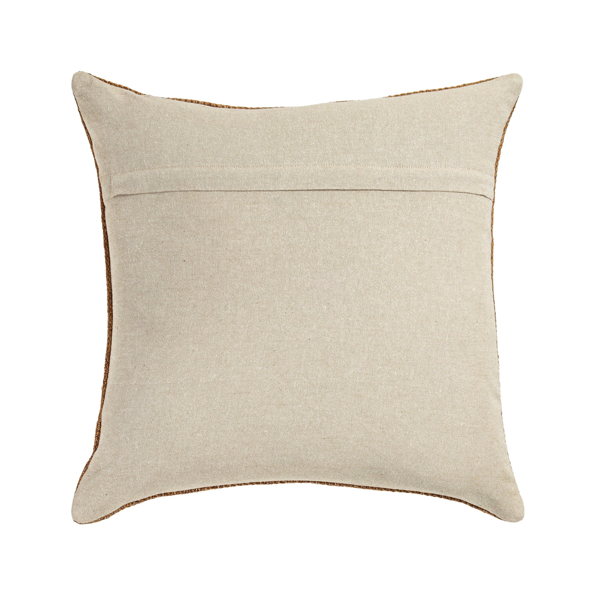 Terra 20"  Square Wool and Jute Kilim Throw Pillow - Mesa / With Insert - Image 4