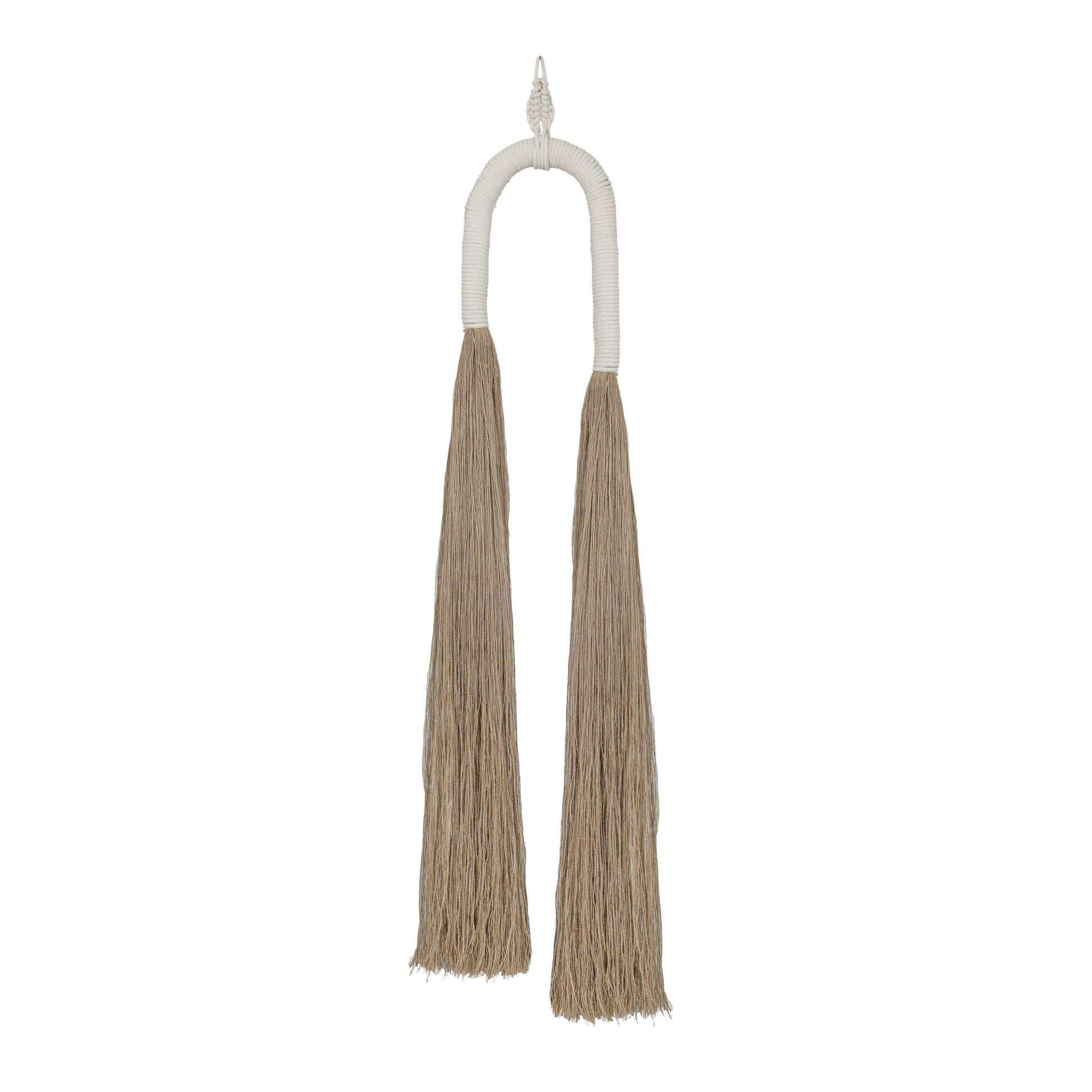 Pasha Natural Cotton Jute Tassel Wall Decor - Large - Image 1