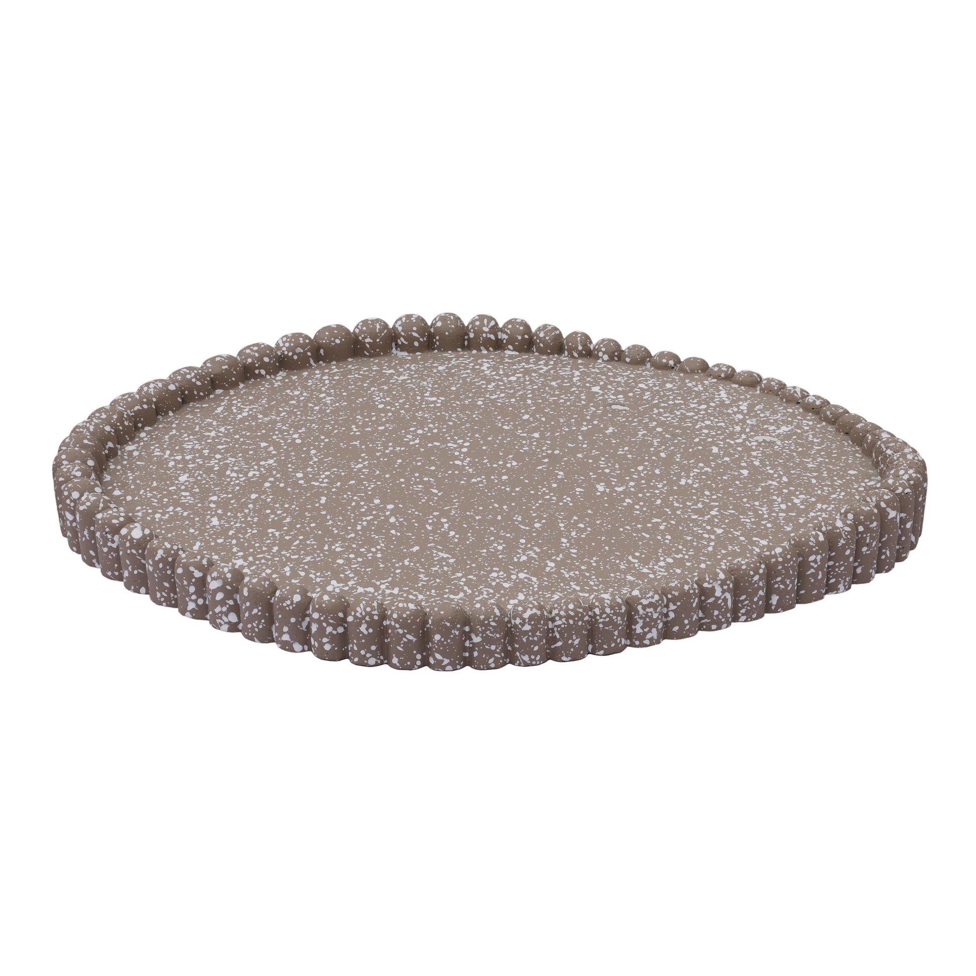 Alna Speckled Catchall Tray - Taupe - Image 1