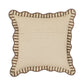 Striped 20" Linen Throw Pillow - Earthy Brown / With Insert - Image 3