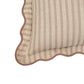 Striped 20" Linen Throw Pillow - Rose Taupe / With Insert - Image 4