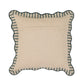Striped 20" Linen Throw Pillow - Green / Pillow Cover Only - Image 4