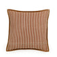 Kora 20" Cotton Jute Contract-Grade Throw Pillow - Terracotta / With Insert - Image 4