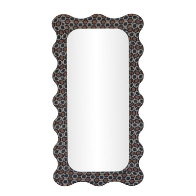 Charlene 39"X75" Squiggle Wall Mirror - Image 1