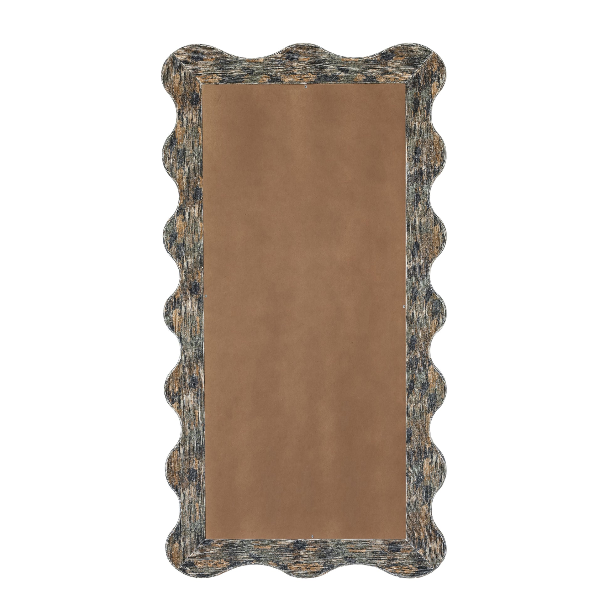 Charlene 39"X75" Squiggle Wall Mirror - Watercolor Print - Image 5