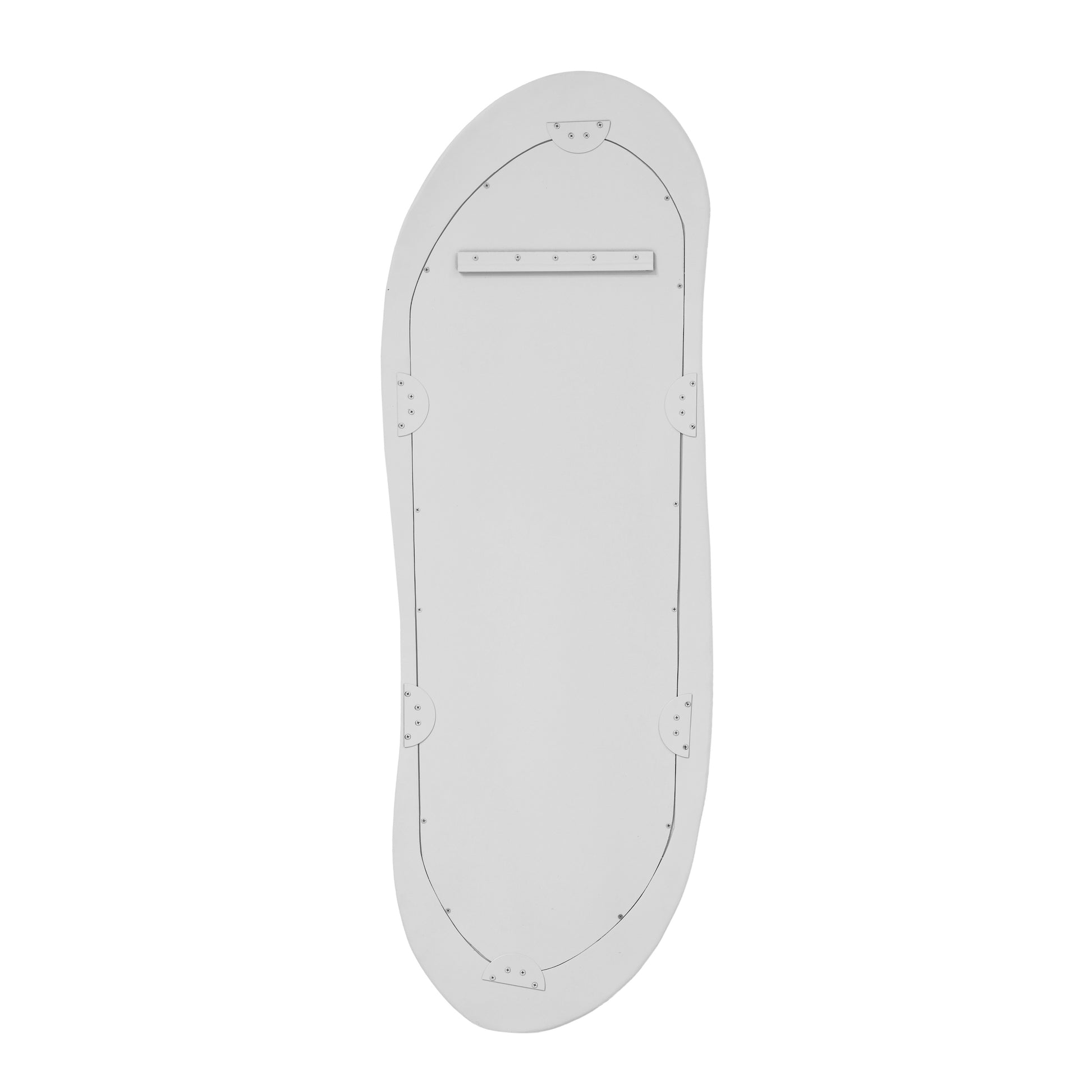 Orpheus 20"X59" Ribbed Faux Stone Floor Mirror - Image 5