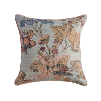 Taman 20" Natural Cotton Throw Pillow - Image 1