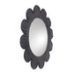 Coralie 33.4" Rattan Round Wall Mirror - Black - Image 3