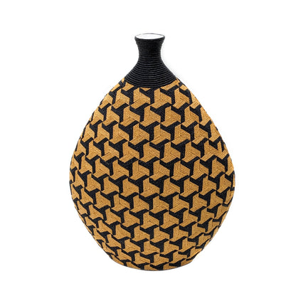 Jahia Geometric Decorative Vase - Default Title - Image 2