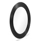 Tanya 43.5" Rattan Round Wall Mirror - Black - Image 4