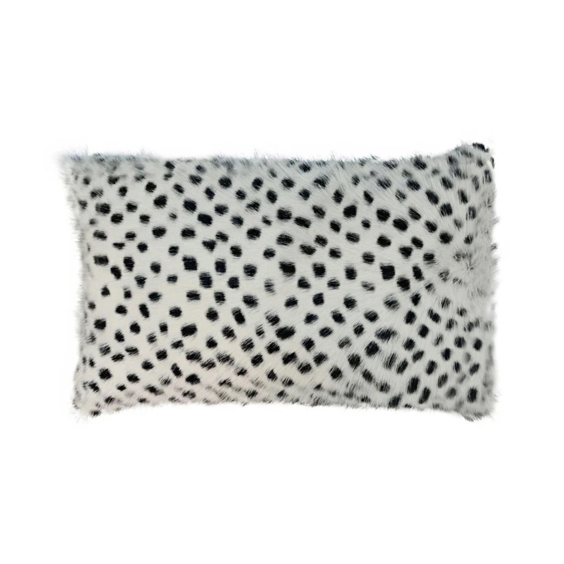 Genuine Goatskin Throw Pillow (20"X12"-16"X16") - 20" x 12" - Image 1