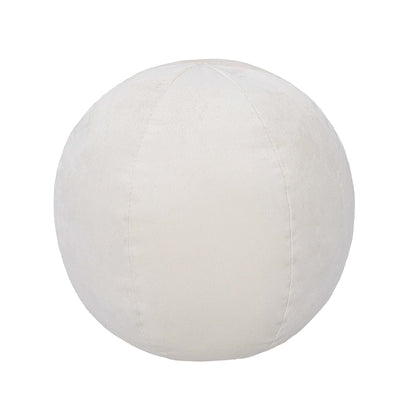 Boba Ball Throw Pillow (9"-14") - Off-White / Large - Image 1