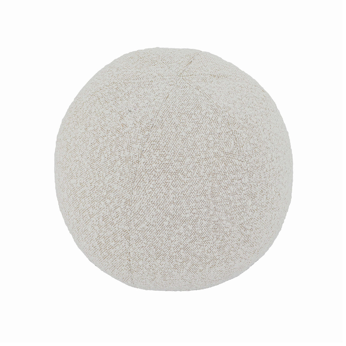 Boba Ball Throw Pillow (9"-14") - Beige / Large - Image 1