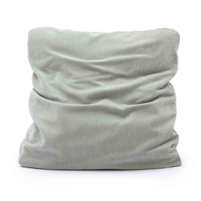 Tipsy Upcycled Chenille Square Floppy Throw Pillow (20"-24") - Image 1