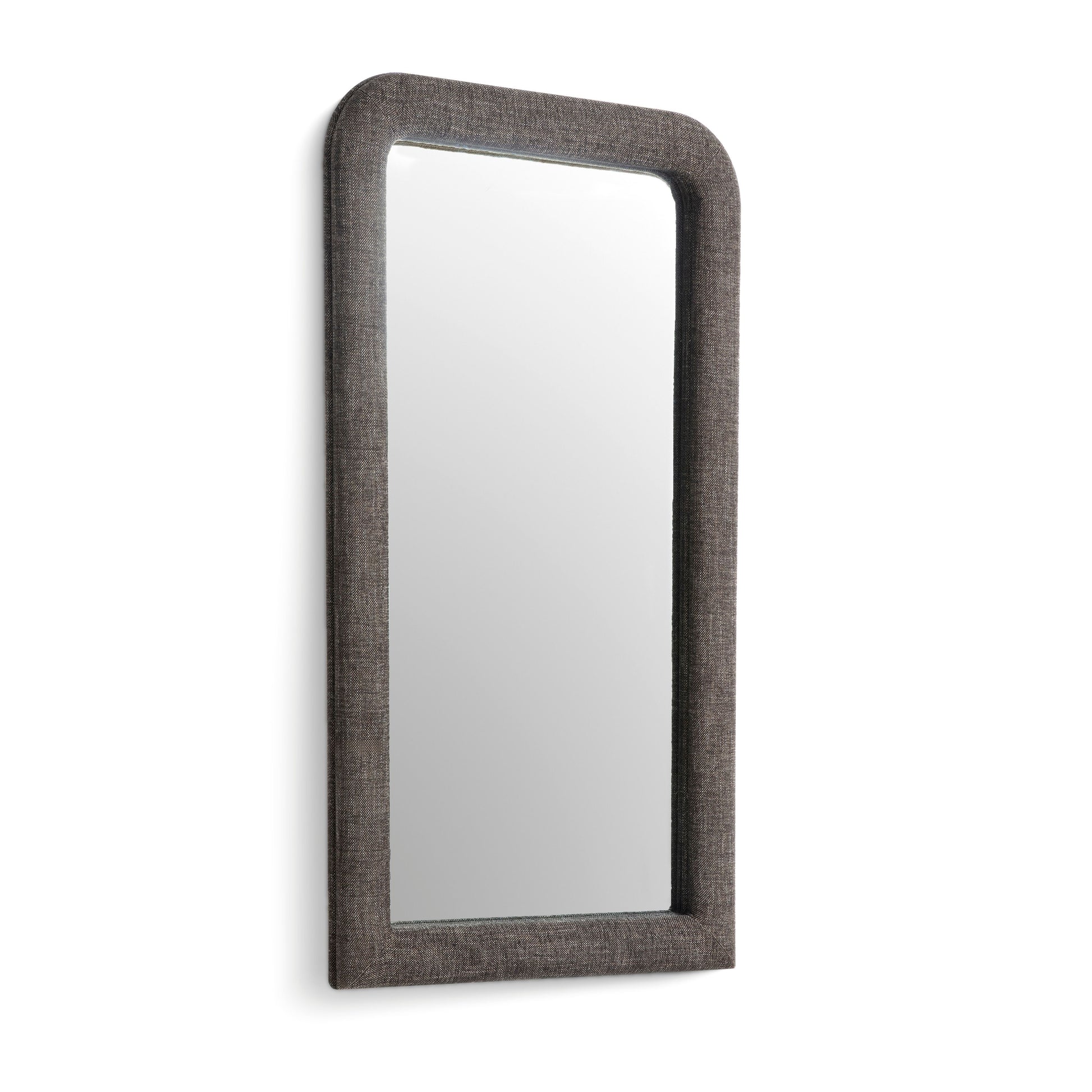 Heidi 43"X78" Upholstered Oversized Floor Mirror - Espresso - Image 3