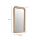 Heidi 43"X78" Upholstered Oversized Floor Mirror - Honey - Image 6