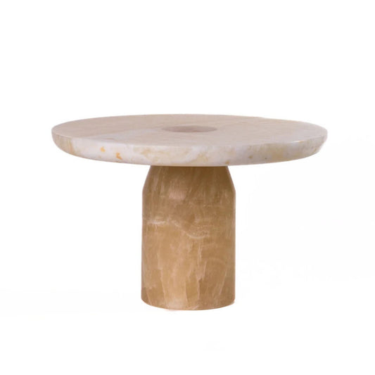 Yellow Onyx Marble Cakestand - Image 1