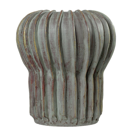 Visha Grey Green Terracotta Decorative Vase - Default Title - Image 2