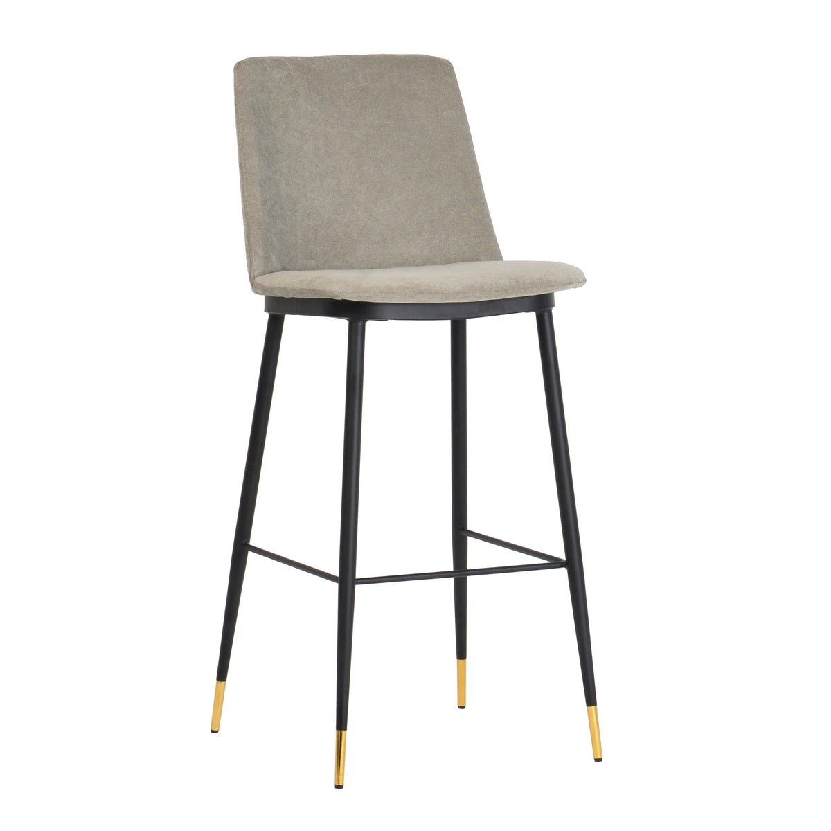 Evora Velvet Counter Stool - Set of 2