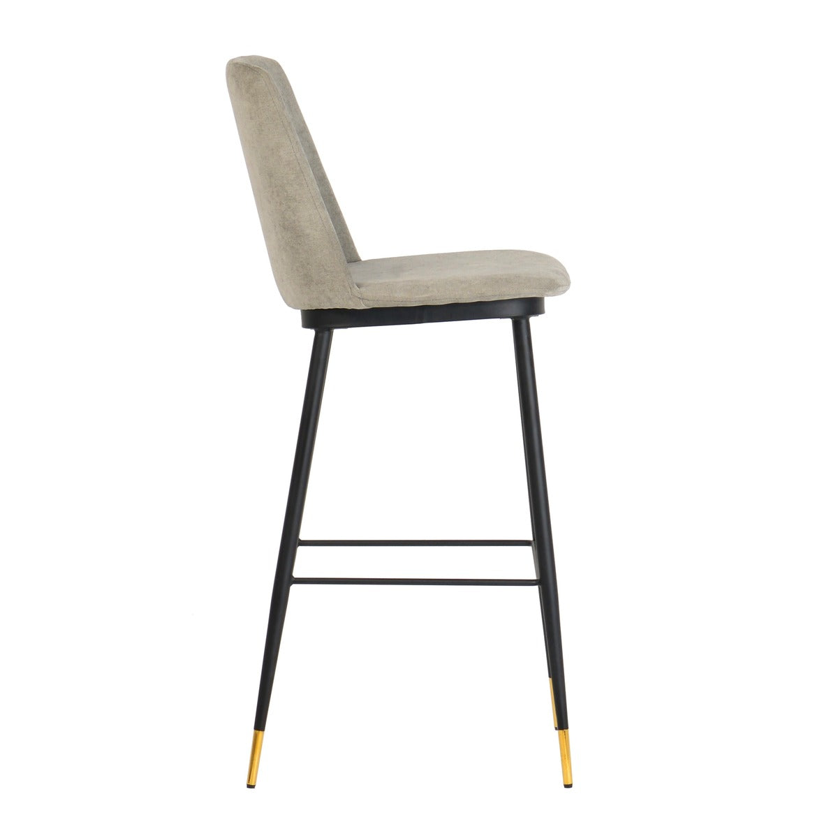 Evora Velvet Counter Stool - Set of 2