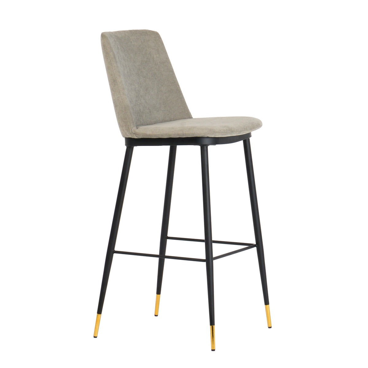 Evora Velvet Counter Stool - Set of 2