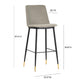 Evora Velvet Counter Stool - Set of 2