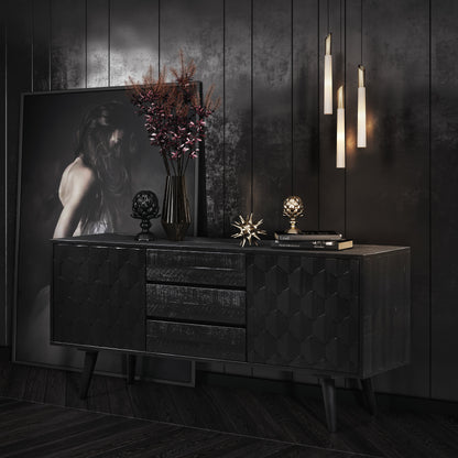 Valentina 59" Black Acacia Buffet - Default Title - Image 1