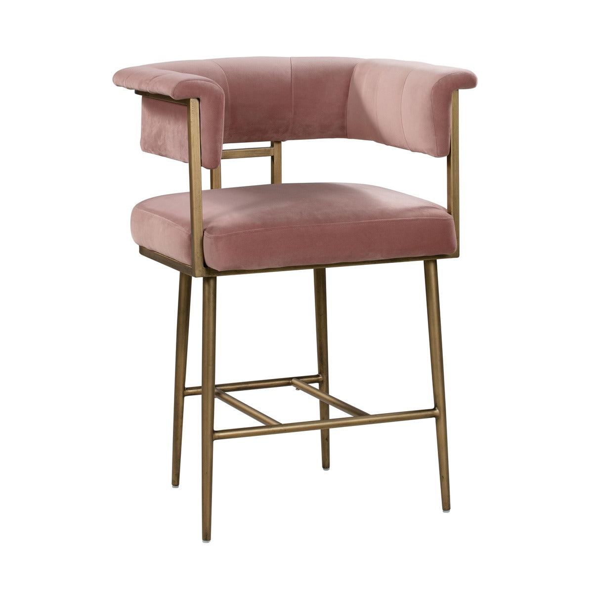 Astrid Velvet Stool