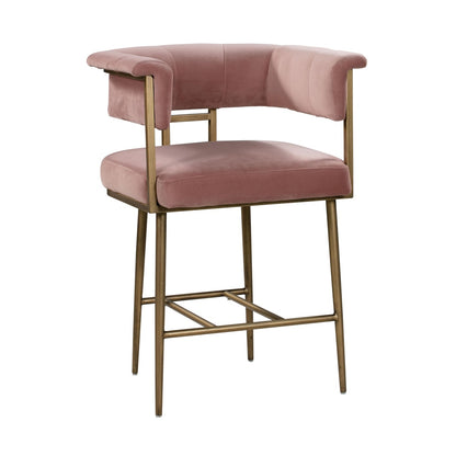 Astrid Velvet Stool