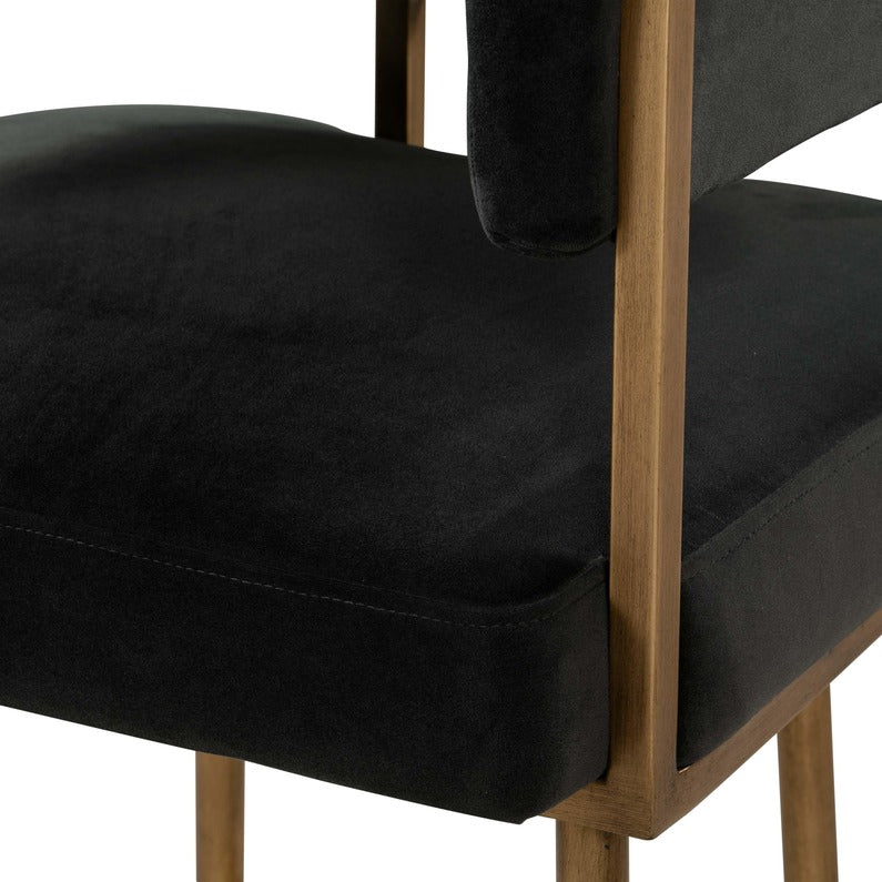 Astrid Velvet Stool
