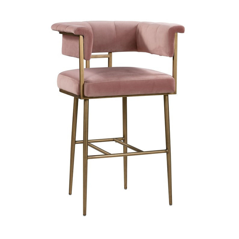 Astrid Velvet Stool