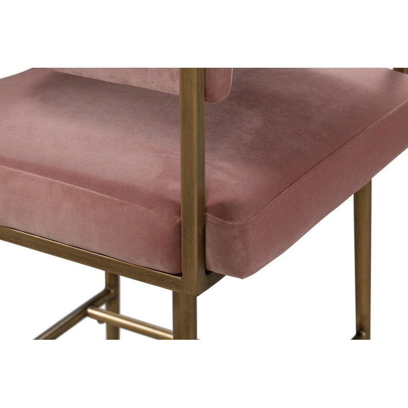 Astrid Velvet Stool