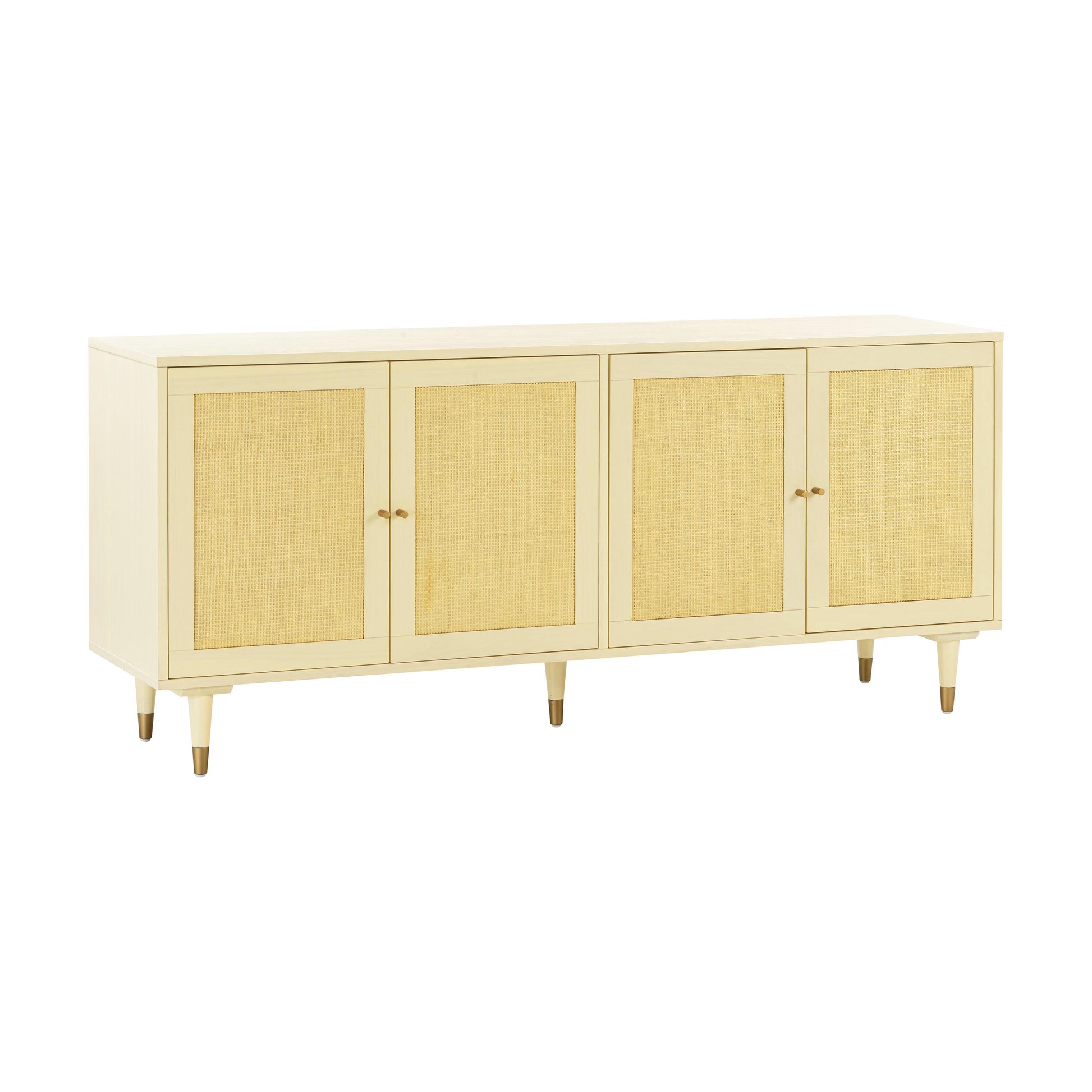 Sierra 72" Cane Sideboard - Buttermilk - Image 1