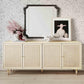 Sierra 72" Cane Sideboard - Buttermilk - Image 2